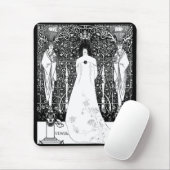 Aubrey Beardsley, Venus between the boundary God Mousepad (Mit Mouse)
