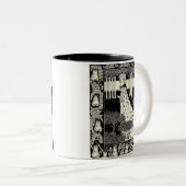 AUBREY BEARDSLEY ZWEIFARBIGE TASSE (VorderseiteRechts)