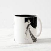 AUBREY BEARDSLEY ZWEIFARBIGE TASSE (VorderseiteRechts)