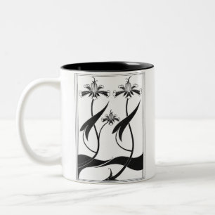 AUBREY BEARDSLEY ZWEIFARBIGE TASSE
