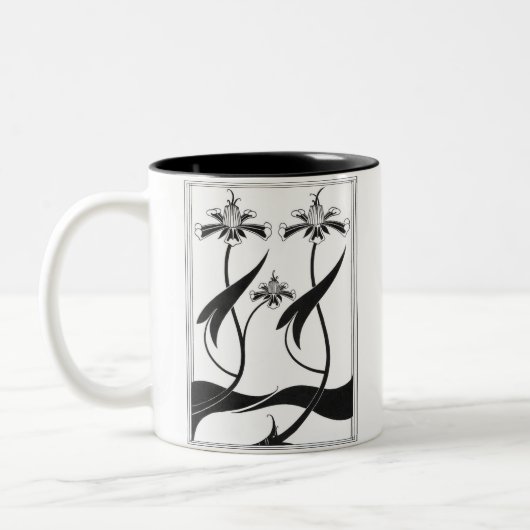 AUBREY BEARDSLEY ZWEIFARBIGE TASSE (Links)
