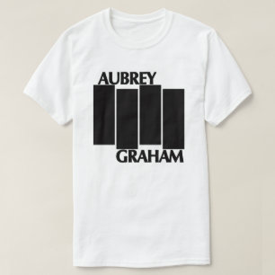 Aubrey Drake Graham/schwarze T-Shirt