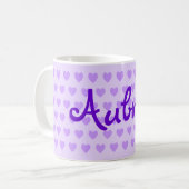 Aubrey Lila Kaffeetasse (Vorderseite Links)