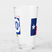 Aubrey, Texas, & US 380, Pint Glass Glas (Links)