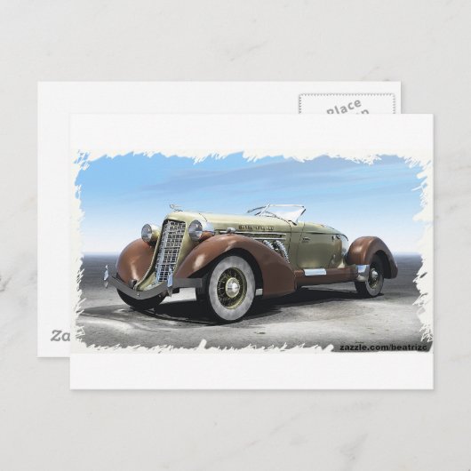 Auburn851ZTs Postkarte (Vorne/Hinten)