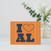 Auburn (AL) Tailgate Einladung Postkarte (Stehend Vorderseite)