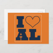 Auburn (AL) Tailgate Einladung Postkarte (Vorne/Hinten)