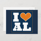 Auburn (AL) Tailgate Einladung Postkarte (Vorne/Hinten)