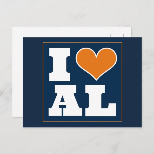 Auburn (AL) Tailgate Einladung Postkarte (Vorne/Hinten)