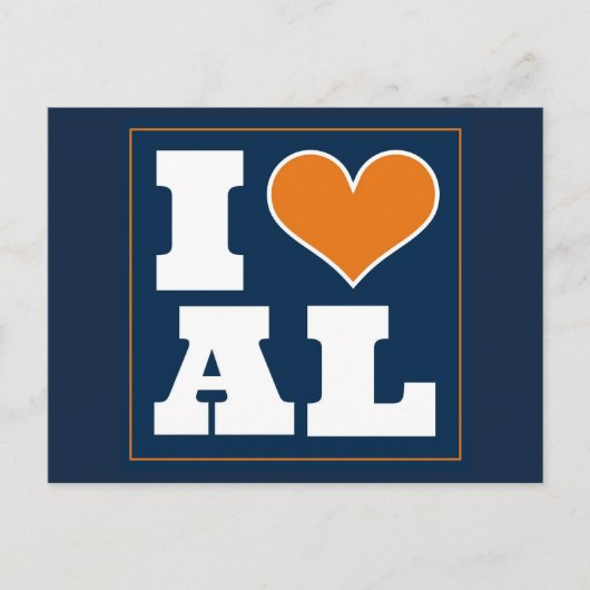 Auburn (AL) Tailgate Einladung Postkarte (Vorderseite)