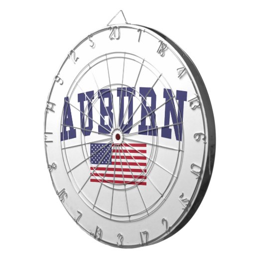 Auburn AL US Flag Dartscheibe (Vorderseite rechts)