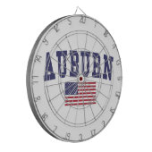 Auburn AL US Flag Dartscheibe (Vorderseite Links)