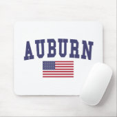 Auburn AL US Flag Mousepad (Mit Mouse)