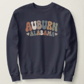 Auburn Alabama Süß Retro Sweatshirt (Design vorne)