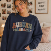 Auburn Alabama Süß Retro Sweatshirt