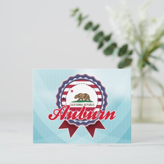 Auburn, CA Postkarte (Stehend Vorderseite)