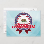 Auburn, CA Postkarte (Vorne/Hinten)