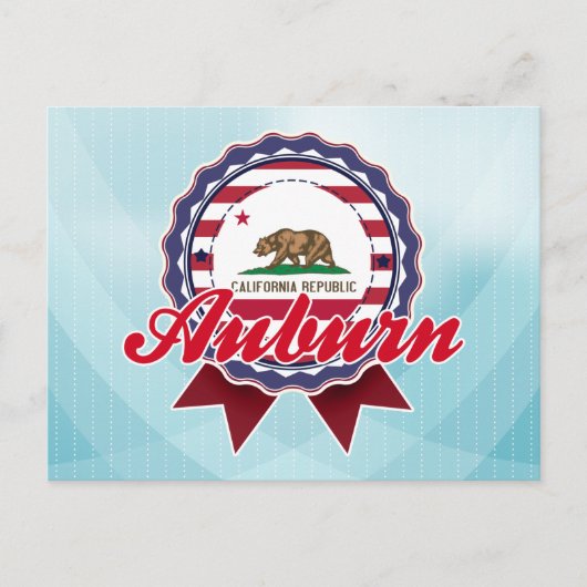 Auburn, CA Postkarte (Vorderseite)