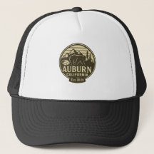 Auburn California Bear Abzeichen - Trucker Hat