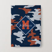 Auburn Deep-South Tiger Spirit Camo Button (Vorderseite)