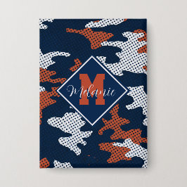 Auburn Deep-South Tiger Spirit Camo Button