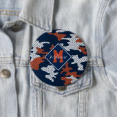 Auburn Deep-South Tiger Spirit Camo Button (Beispiel)