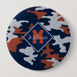 Auburn Deep-South Tiger Spirit Camo Button