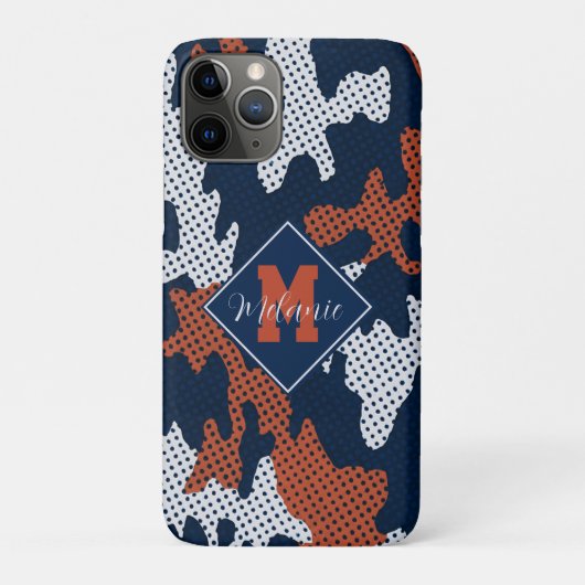 Auburn Deep-South Tiger Spirit Camo Case-Mate iPhone Hülle (Rückseite)