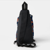 Auburn Deep-South Tiger Spirit Camo  Crossbody Bag (Rückseite)
