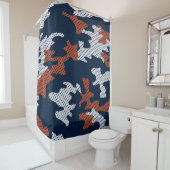 Auburn Deep-South Tiger Spirit Camo  Duschvorhang (Beispiel)