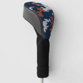 Auburn Deep-South Tiger Spirit Camo  Golf Headcover (angewinkelt)