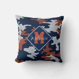 Auburn Deep-South Tiger Spirit Camo Kissen