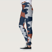 Auburn Deep-South Tiger Spirit Camo Leggings (Links)