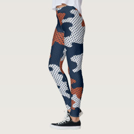 Auburn Deep-South Tiger Spirit Camo  Leggings