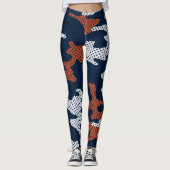 Auburn Deep-South Tiger Spirit Camo Leggings (Vorderseite)