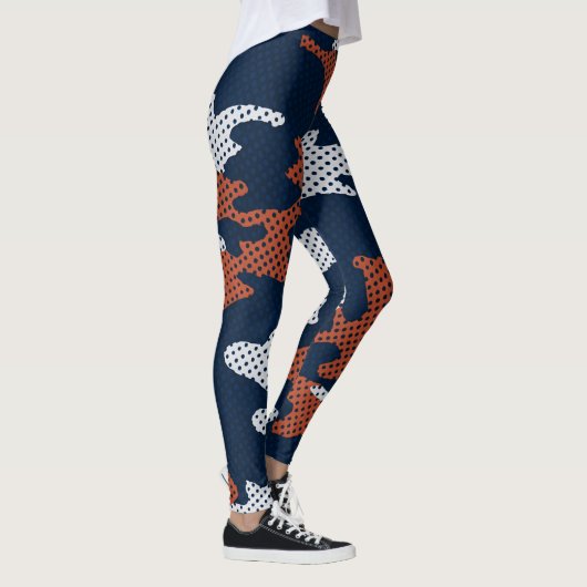 Auburn Deep-South Tiger Spirit Camo Leggings (Rechts)