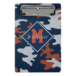Auburn Deep-South Tiger Spirit Camo Mini Klemmbrett