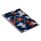 Auburn Deep-South Tiger Spirit Camo Notizblock (Rechte Seite)