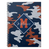 Auburn Deep-South Tiger Spirit Camo  Notizblock (Vorderseite)