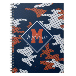 Auburn Deep-South Tiger Spirit Camo Notizblock