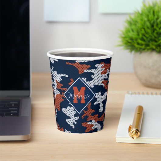 Auburn Deep-South Tiger Spirit Camo  Pappbecher (InSitu)