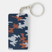 Auburn Deep-South Tiger Spirit Camo Schlüsselanhänger (Rückseite)