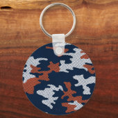 Auburn Deep-South Tiger Spirit Camo Schlüsselanhänger (Rückseite)