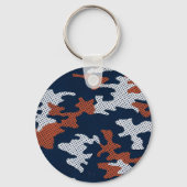 Auburn Deep-South Tiger Spirit Camo Schlüsselanhänger (Rückseite)