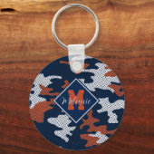 Auburn Deep-South Tiger Spirit Camo  Schlüsselanhänger (Vorderseite)