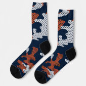 Auburn Deep-South Tiger Spirit Camo Socken (Linkes Detail)