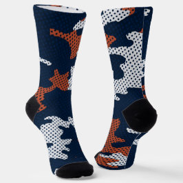 Auburn Deep-South Tiger Spirit Camo Socken
