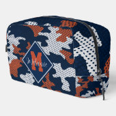 Auburn Deep-South Tiger Spirit Camo  Waschbeutel (Rechte Ecke)