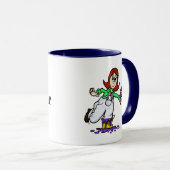 Auburn Female Painter Name Tasse (VorderseiteRechts)