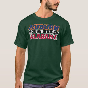 Auburn geteiltes Haus Alabama T-Shirt